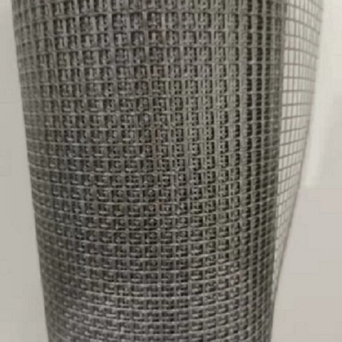 Basalt fiber mesh fabric